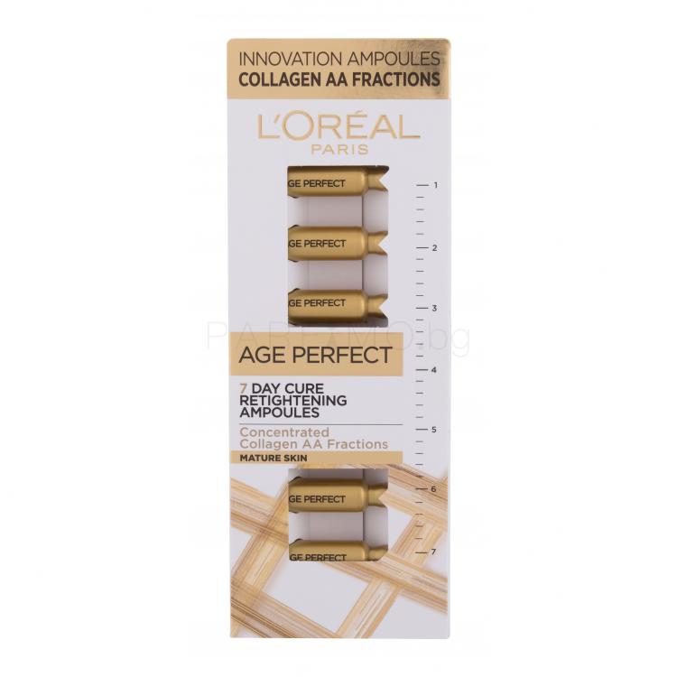 L&#039;Oréal Paris Age Perfect 7 Day Cure Retightening Ampoules Серум за лице за жени 7x1 ml