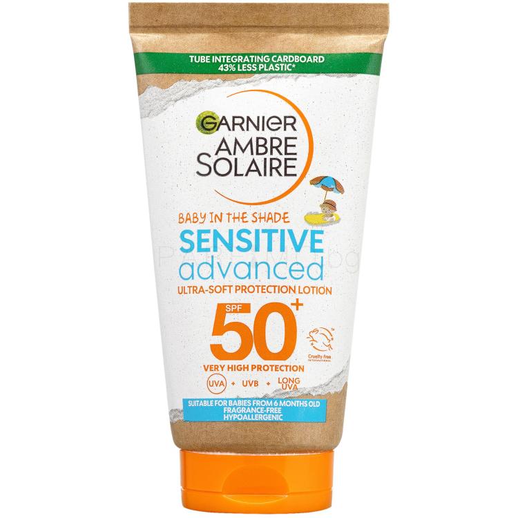 Garnier Ambre Solaire Kids Sensitive Advanced Baby In The Shade SPF50+ Слънцезащитна козметика за тяло за деца 50 ml