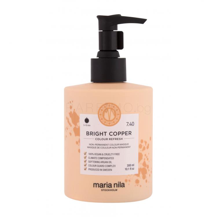 Maria Nila Colour Refresh Боя за коса за жени 300 ml Нюанс 7.40 Bright Copper