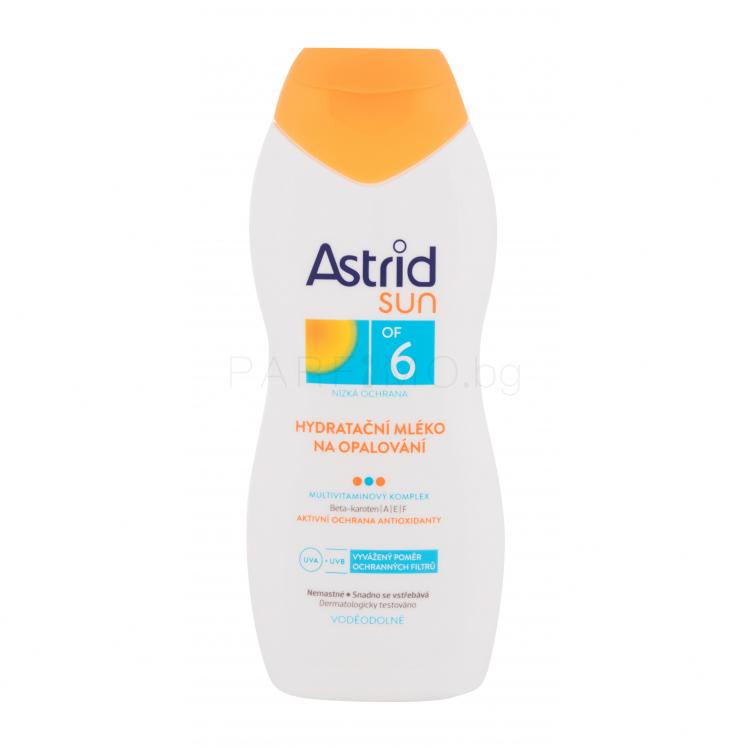 Astrid Sun Moisturizing Suncare Milk SPF6 Слънцезащитна козметика за тяло 200 ml