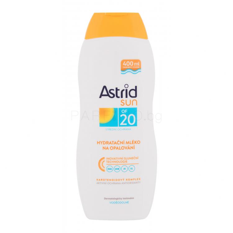 Astrid Sun Moisturizing Suncare Milk SPF20 Слънцезащитна козметика за тяло 400 ml