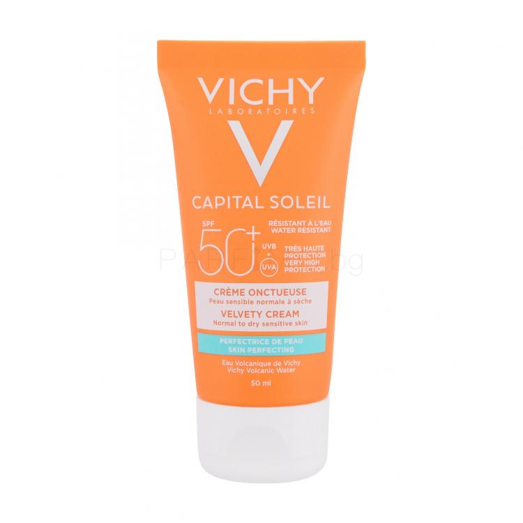 Vichy Capital Soleil Velvety Cream SPF50+ Слънцезащитен продукт за лице за жени 50 ml