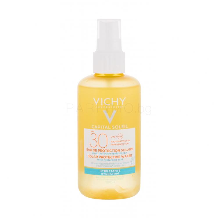 Vichy Capital Soleil Solar Protective Water SPF30 Слънцезащитна козметика за тяло за жени 200 ml