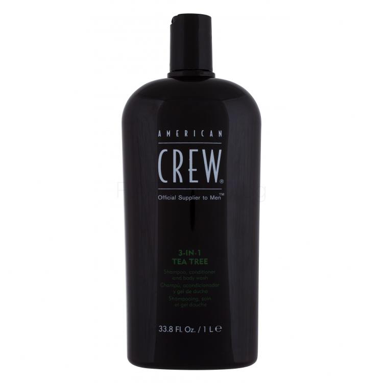 American Crew 3-IN-1 Tea Tree Шампоан за мъже 1000 ml