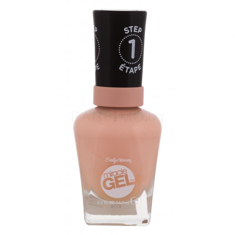 Sally Hansen Miracle Gel Лак за нокти за жени 14,7 ml Нюанс 374 Sweet Tea