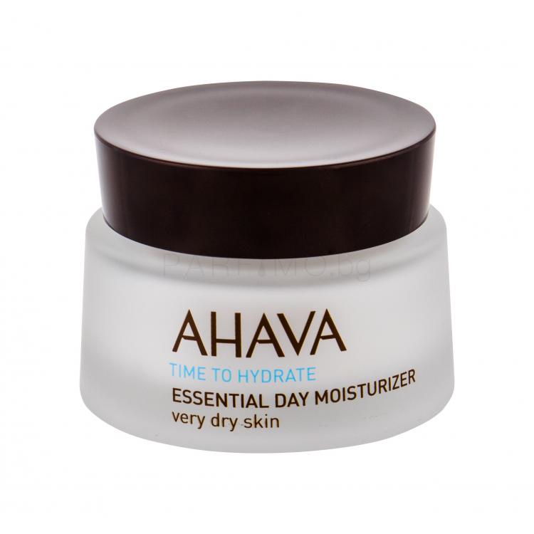 AHAVA Time To Hydrate Essential Day Moisturizer Very Dry Skin Дневен крем за лице за жени 50 ml ТЕСТЕР