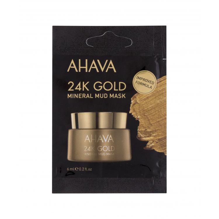 AHAVA 24K Gold Mineral Mud Mask Маска за лице за жени 6 ml