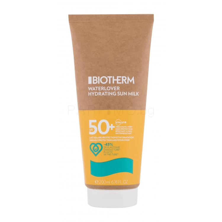 Biotherm Waterlover Hydrating Sun Milk SPF50+ Слънцезащитна козметика за тяло 200 ml
