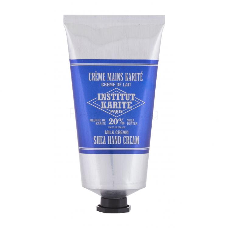Institut Karité Shea Hand Cream Milk Cream Крем за ръце за жени 75 ml