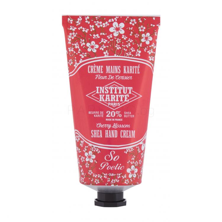 Institut Karité Shea Hand Cream Cherry Blossom Крем за ръце за жени 75 ml