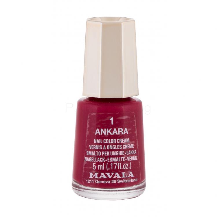 MAVALA Mini Color Cream Лак за нокти за жени 5 ml Нюанс 1 Ankara