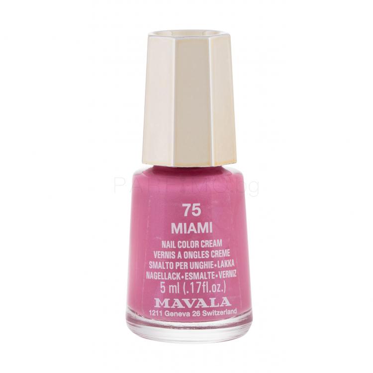 MAVALA Mini Color Cream Лак за нокти за жени 5 ml Нюанс 75 Miami