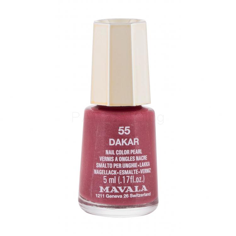 MAVALA Mini Color Pearl Лак за нокти за жени 5 ml Нюанс 55 Dakar