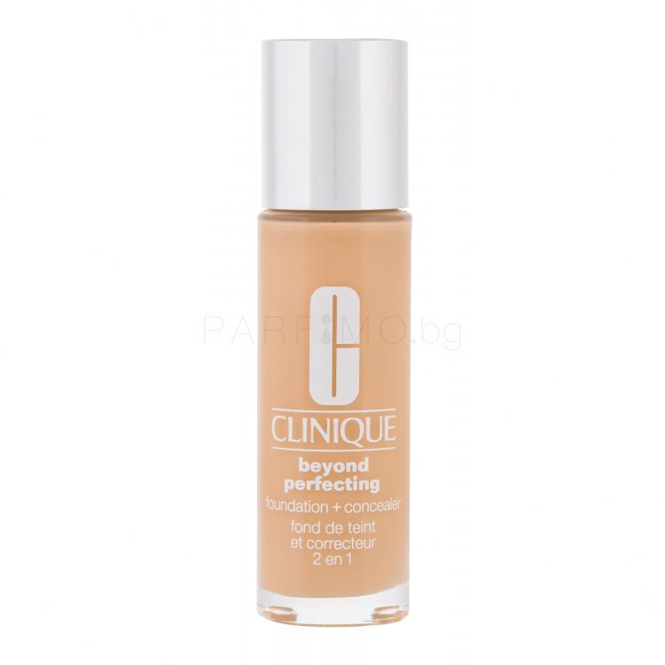 Clinique Beyond Perfecting Foundation + Concealer Фон дьо тен за жени 30 ml Нюанс 5,75 Cork