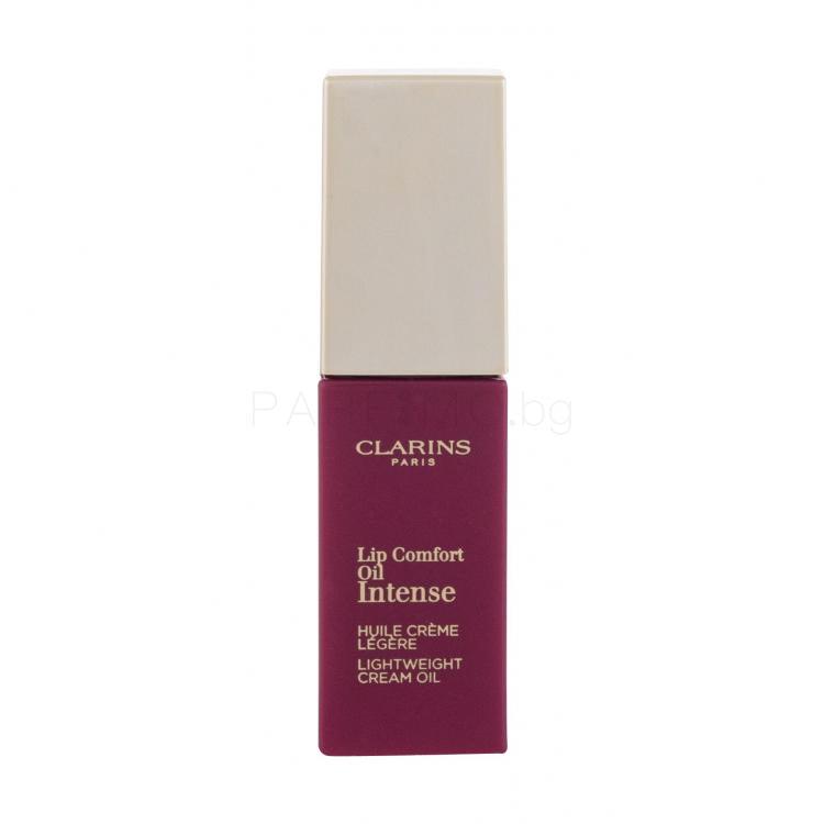 Clarins Lip Comfort Oil Intense Масло за устни за жени 7 ml Нюанс 02 Intense Plum