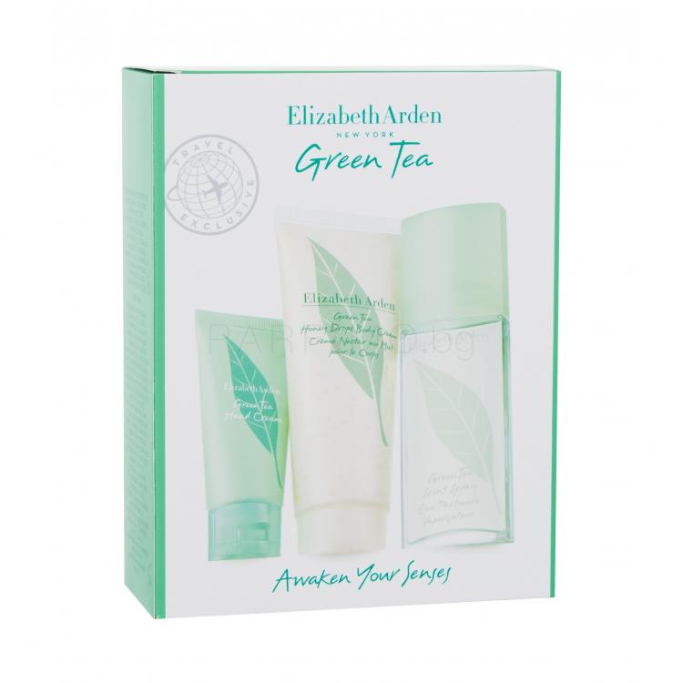 Elizabeth Arden Green Tea Подаръчен комплект EDT 50 ml + крем за ръце 30 ml + крем за тяло Honey Drops Cream 100 ml