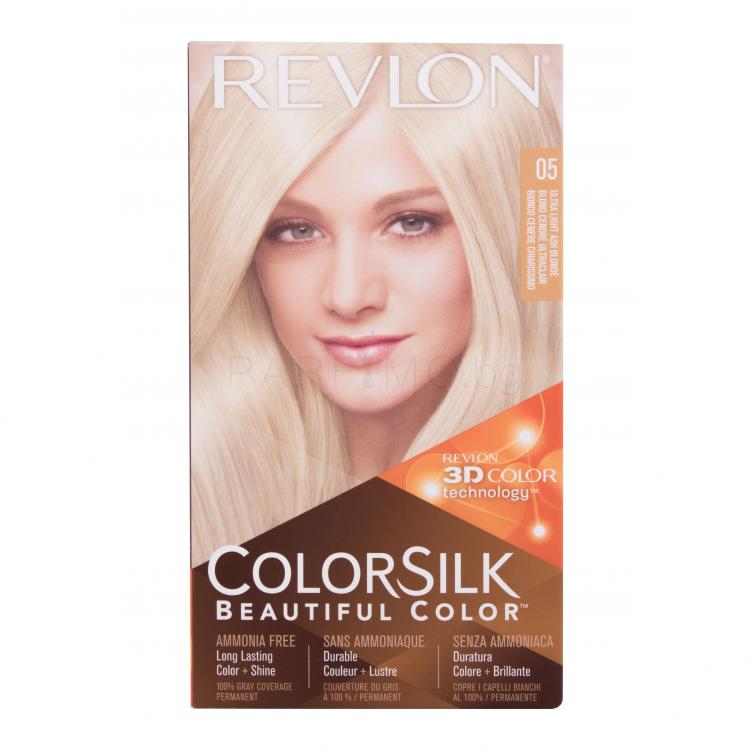 Revlon Colorsilk Beautiful Color Боя за коса за жени Нюанс 05 Ultra Light Ash Blonde Комплект