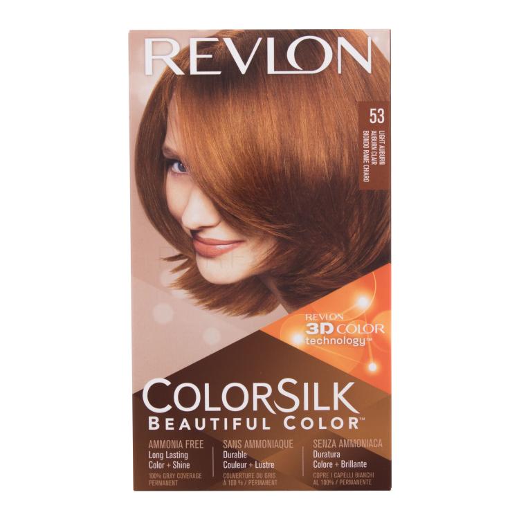Revlon Colorsilk Beautiful Color Боя за коса за жени Нюанс 53 Light Auburn Комплект