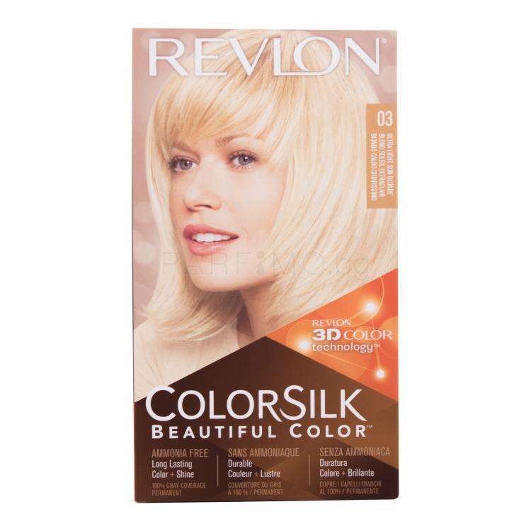 Revlon Colorsilk Beautiful Color Боя за коса за жени Нюанс 03 Ultra Light Sun Blonde Комплект