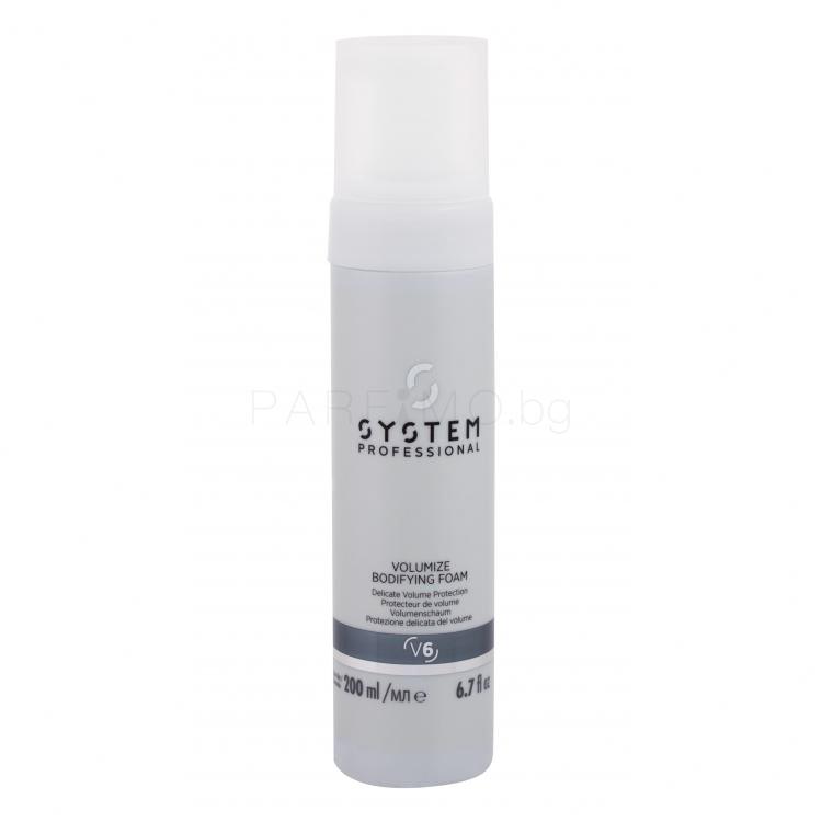 System Professional Volumize Bodyfying Foam Обем на косата за жени 200 ml