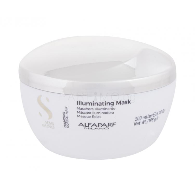 ALFAPARF MILANO Semi Di Lino Diamond llluminating Маска за коса за жени 200 ml