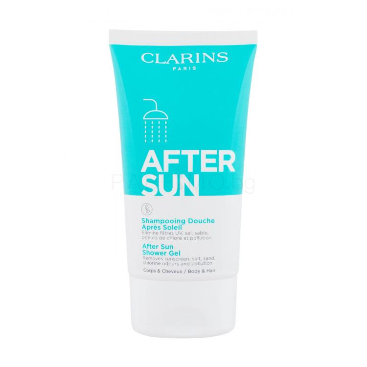 Clarins After Sun Shower Gel Body &amp; Hair Продукт за след слънце за жени 150 ml