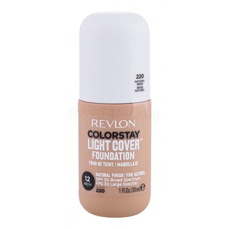 Revlon Colorstay Light Cover SPF30 Фон дьо тен за жени 30 ml Нюанс 220 Natural Beige