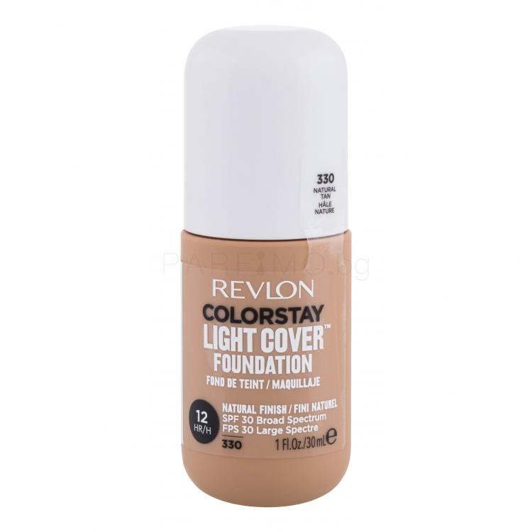 Revlon Colorstay Light Cover SPF30 Фон дьо тен за жени 30 ml Нюанс 330 Natural Tan