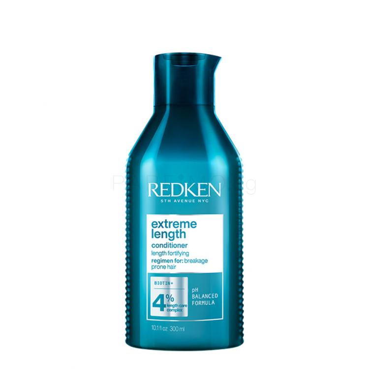 Redken Extreme Length Conditioner With Biotin Балсам за коса за жени 300 ml