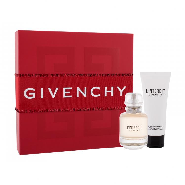 Givenchy L&#039;Interdit Подаръчен комплект EDT 50 ml + лосион за тяло 75 ml
