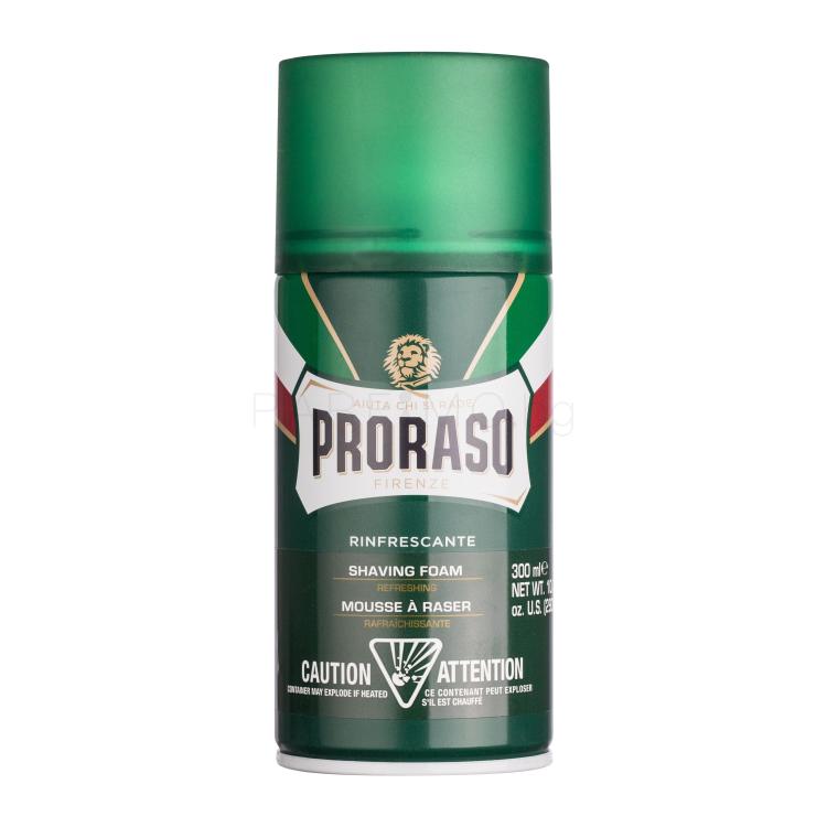 PRORASO Green Shaving Foam Пяна за бръснене за мъже 300 ml
