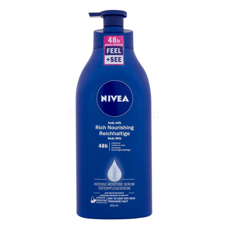 Nivea Body Milk Rich Nourishing Лосион за тяло за жени 625 ml