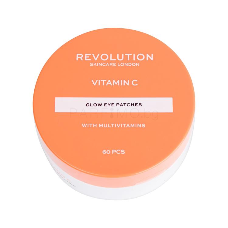 Revolution Skincare Vitamin C Glow Eye Patches Маска за очи за жени 60 бр