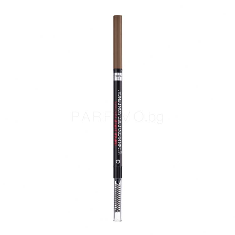 L&#039;Oréal Paris Infaillible Brows 24H Micro Precision Pencil Молив за вежди за жени 1,2 гр Нюанс 3.0 Brunette