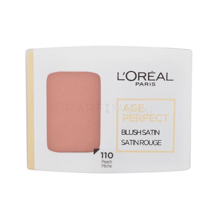 L&#039;Oréal Paris Age Perfect Blush Satin Руж за жени 5 гр Нюанс 110 Peach