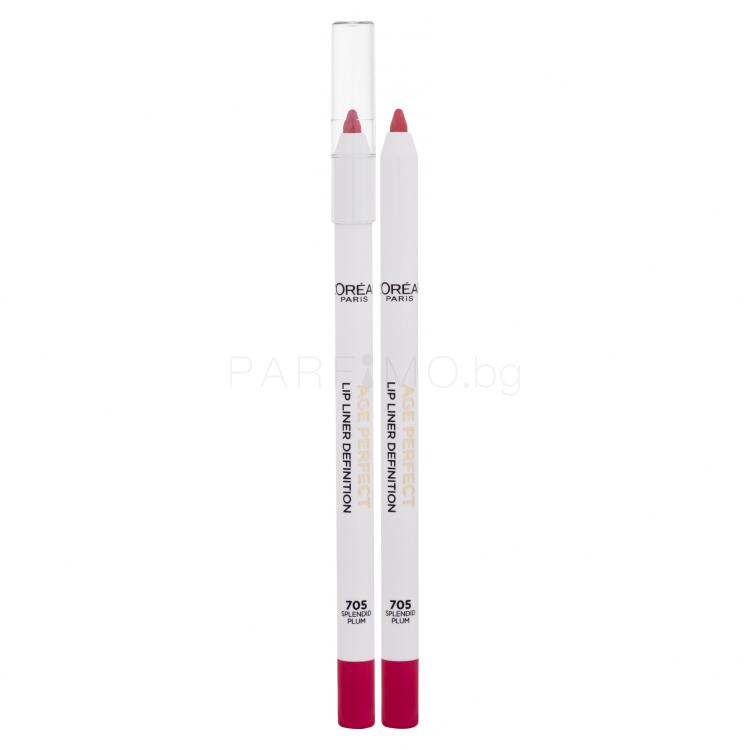 L&#039;Oréal Paris Age Perfect Lip Liner Definition Молив за устни за жени 1,2 гр Нюанс 705 Splendid Plum