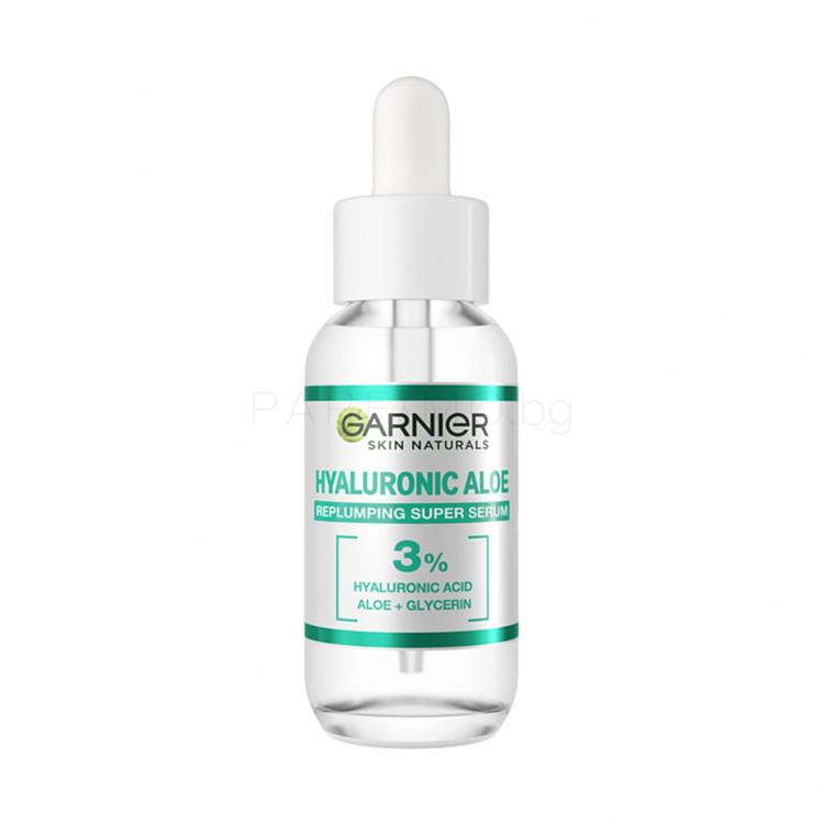 Garnier Skin Naturals Hyaluronic Aloe Replumping Super Serum Серум за лице за жени 30 ml