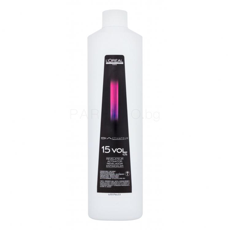 L&#039;Oréal Professionnel DiaCtivateur 15Vol 4,5% Боя за коса за жени 1000 ml