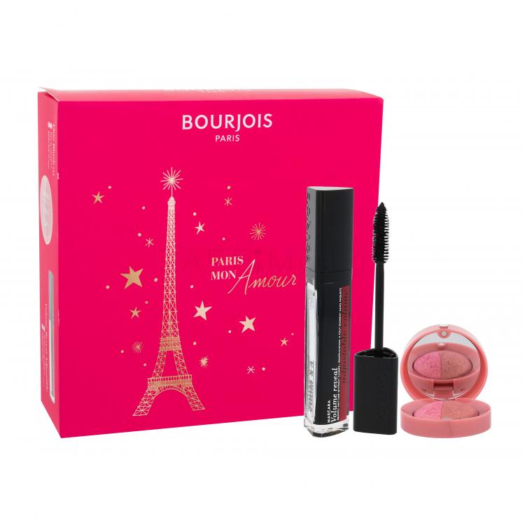 BOURJOIS Paris Volume Reveal Adjustable Volume Подаръчен комплект спирала Volume Reveal Adjustable Mascara 6 ml + руж Duo Blush 2,9 g 01