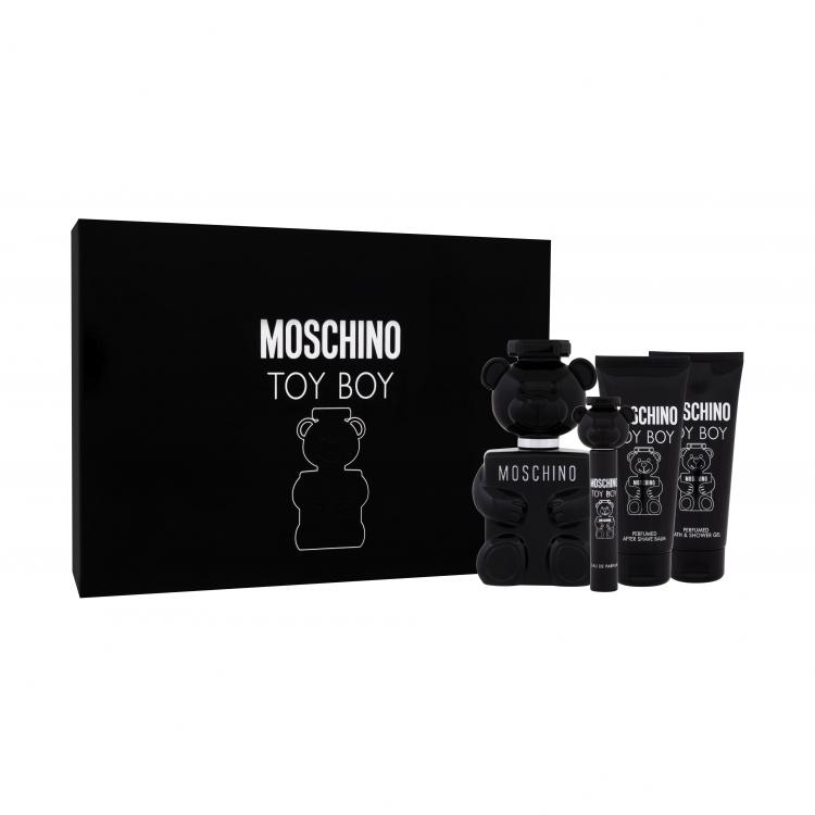 Moschino Toy Boy Подаръчен комплект EDP 100 ml + EDP 10 ml + афтършейв балсам 100 ml + душ гел 100 ml