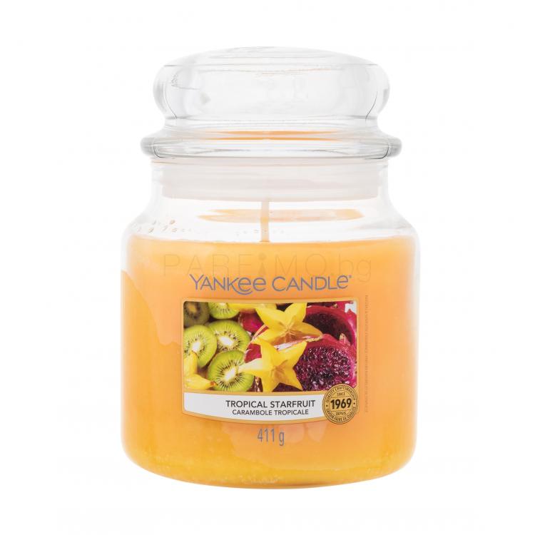 Yankee Candle Tropical Starfruit Ароматна свещ 411 гр