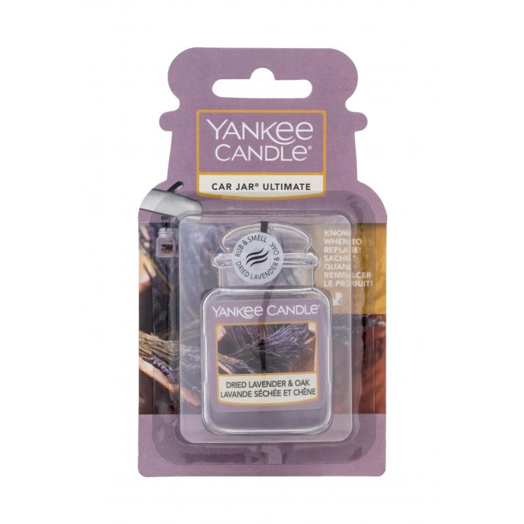 Yankee Candle Dried Lavender & Oak Car Jar Ароматизатор за автомобил 1