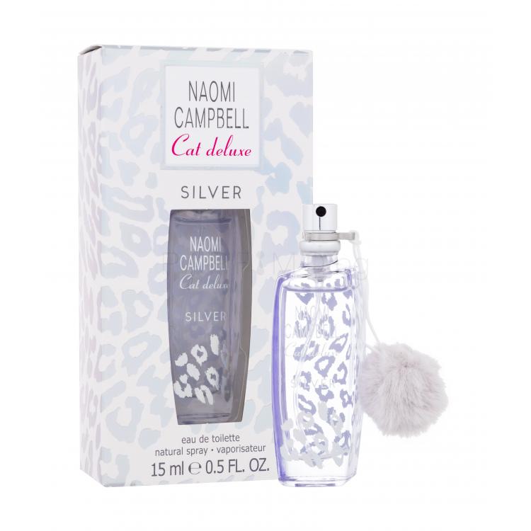Naomi Campbell Cat Deluxe Silver Eau de Toilette за жени 15 ml