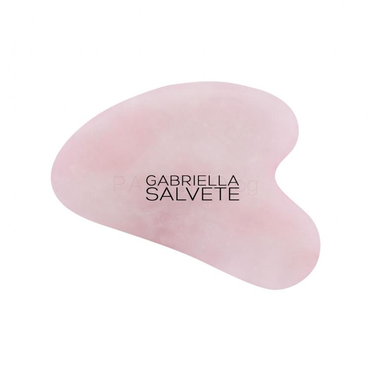 Gabriella Salvete Face Massage Stone Rose Quartz Gua Sha Масажен валяк и камъни за жени 1 бр