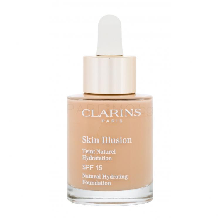 Clarins Skin Illusion Natural Hydrating SPF15 Фон дьо тен за жени 30 ml Нюанс 110 Honey
