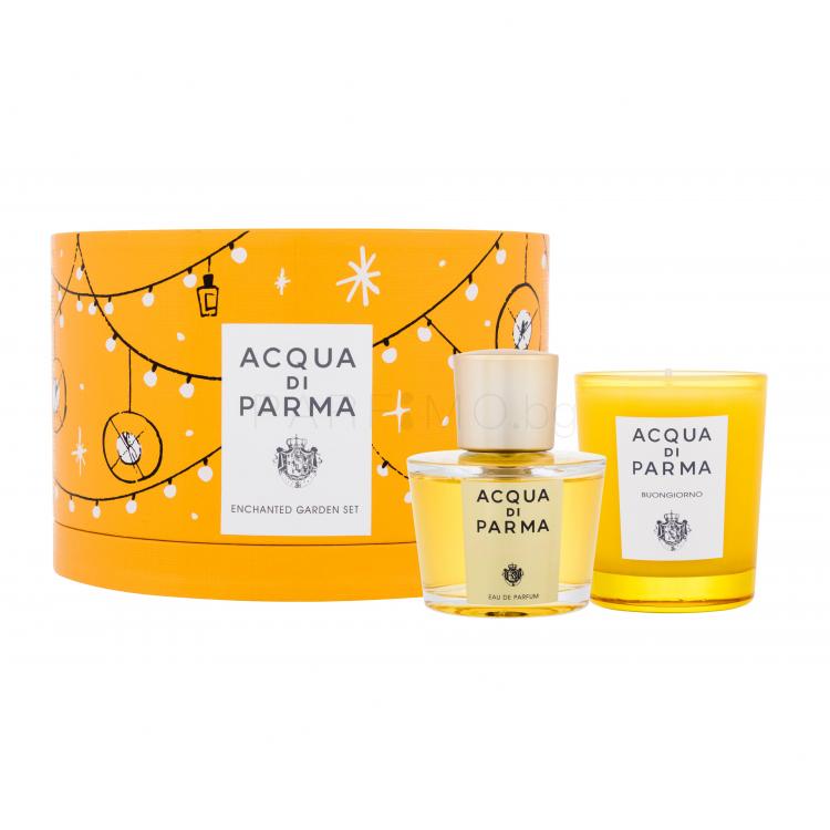 Acqua di Parma Le Nobili Magnolia Nobile Подаръчен комплект EDP 50 ml + свещ Buongiorno 70 g