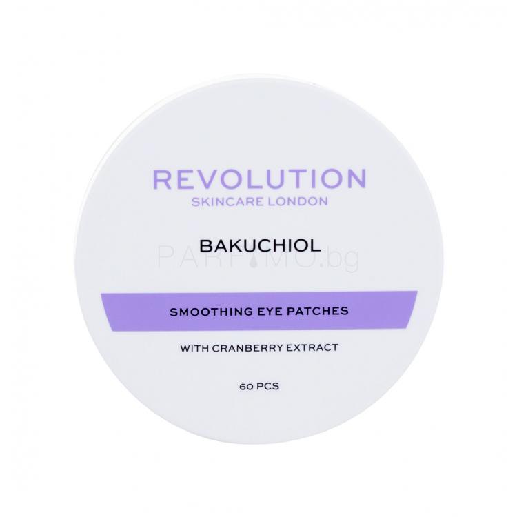 Revolution Skincare Bakuchiol Smoothing Eye Patches Маска за очи за жени 60 бр