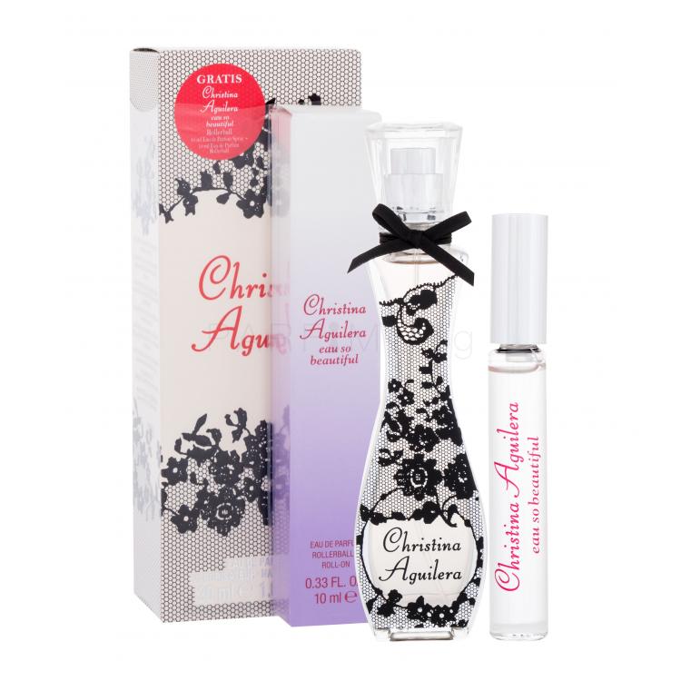 Christina Aguilera Christina Aguilera Подаръчен комплект EDP 30 ml + EDP rollerball Eau So Beautiful 10 ml