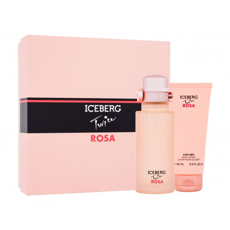Iceberg Twice Rosa Подаръчен комплект EDT 125 ml + лосион за лице 100 ml