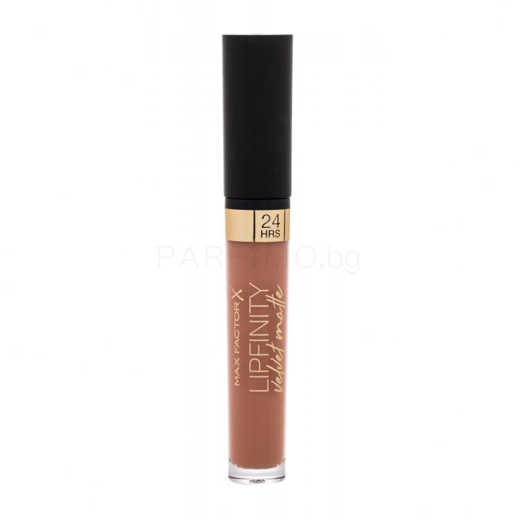 Max Factor Lipfinity Velvet Matte 24HRS Червило за жени 3,5 ml Нюанс 040 Luxe  Nude